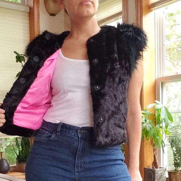 Skaist Taylor for Target Fur Cropped Vest - Picture 4 of 6